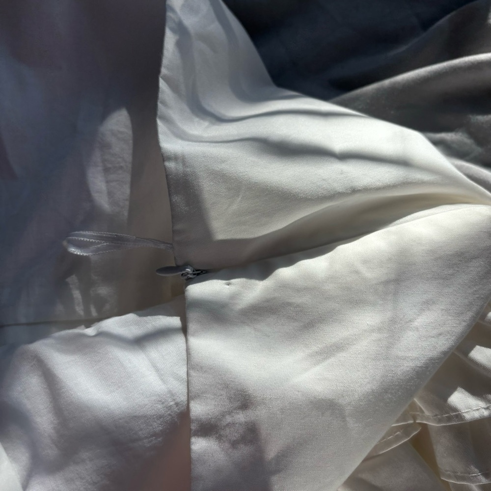 Zara White Ruffle Mini Skort - Picture 3 of 4